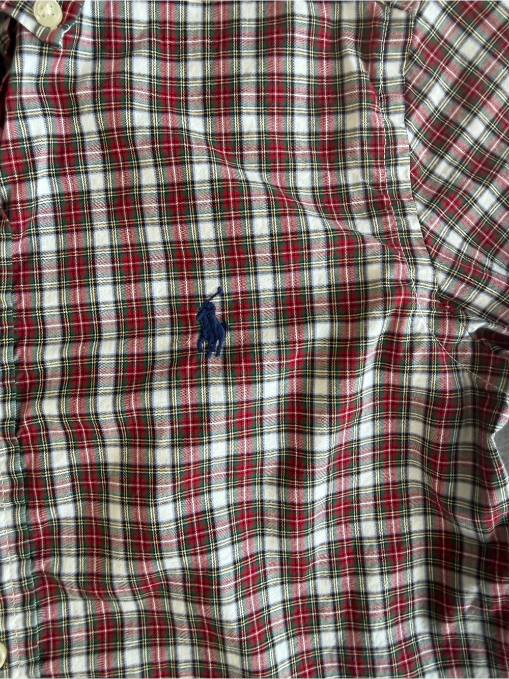 Polo Ralph Lauren Boys Multicolor Plaid Button-Down Shirt S/P 8 Long Sleeve - Picture 4 of 9